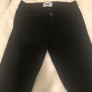 Paige denim black jeans